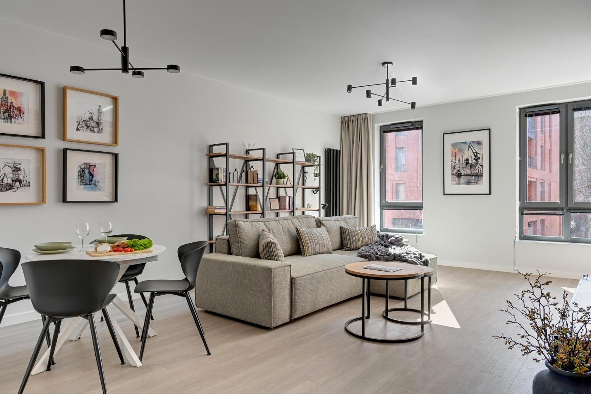 Scala 60H City Center Premium Apartments With Parking By Lion Apartments Gdańsk Eksteriør billede
