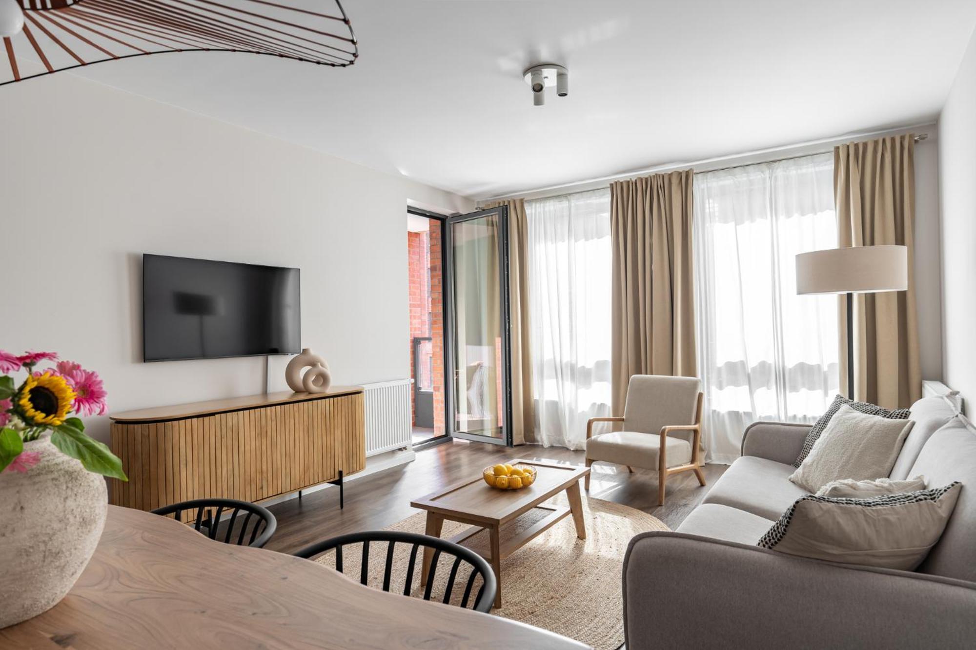 Scala 60H City Center Premium Apartments With Parking By Lion Apartments Gdańsk Eksteriør billede