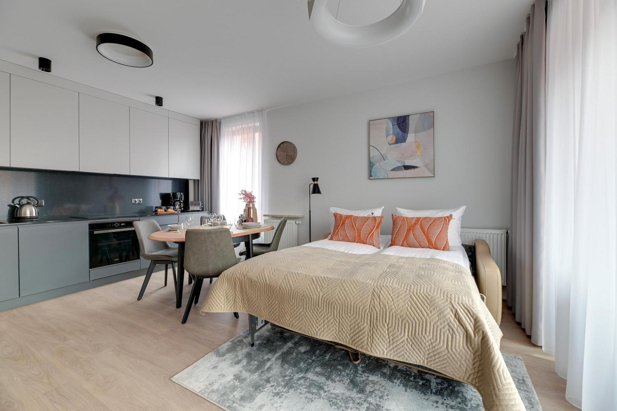 Scala 60H City Center Premium Apartments With Parking By Lion Apartments Gdańsk Eksteriør billede
