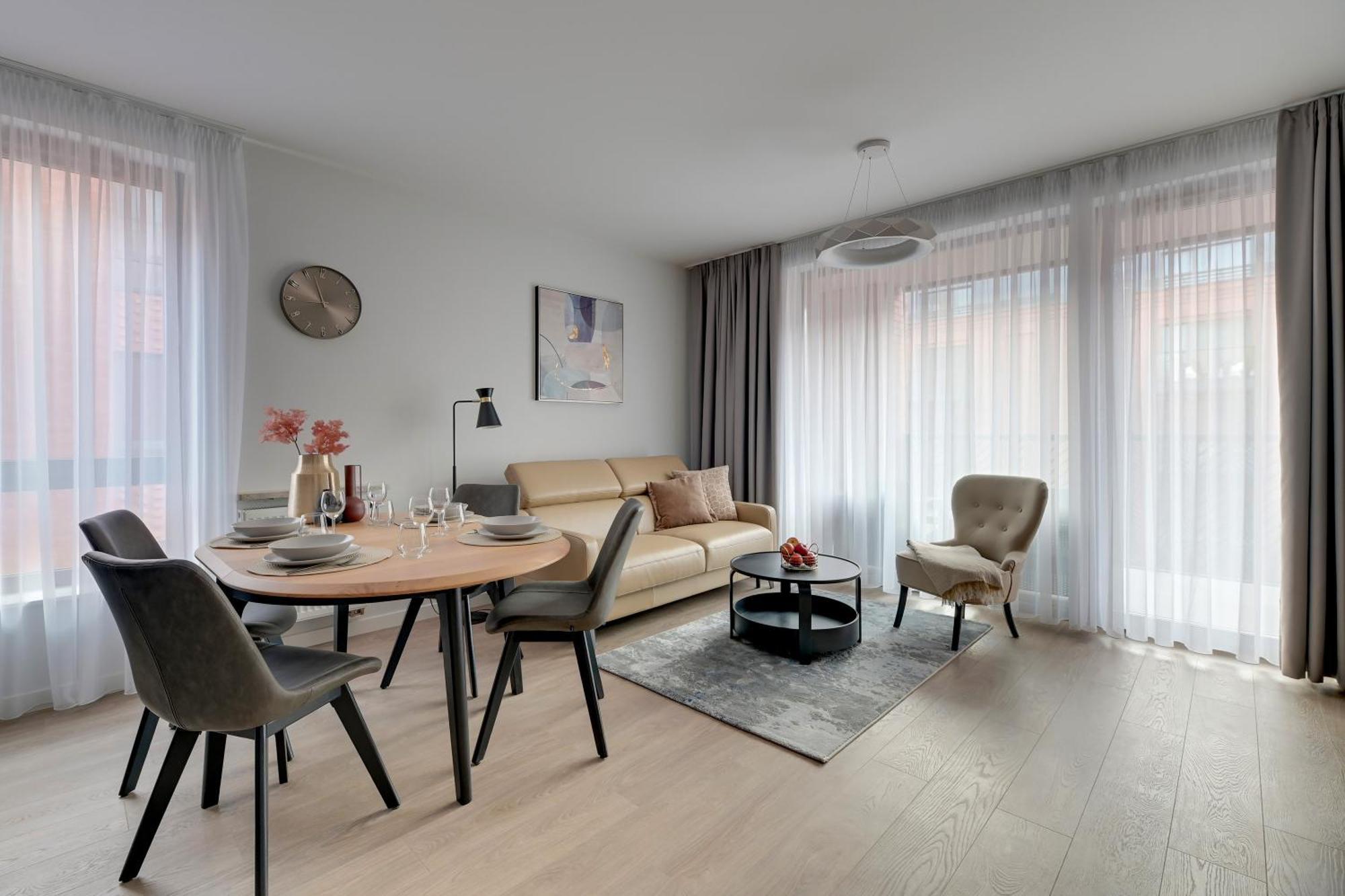 Scala 60H City Center Premium Apartments With Parking By Lion Apartments Gdańsk Eksteriør billede