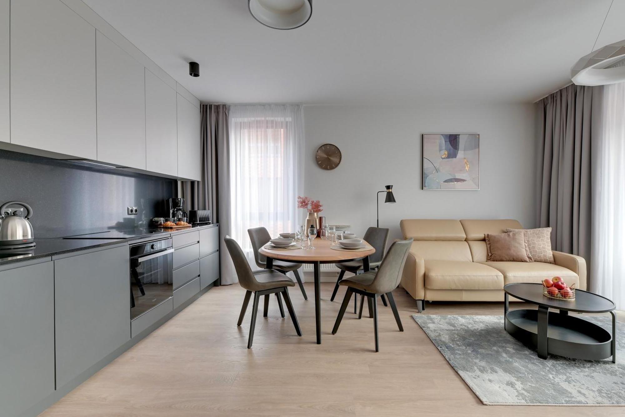 Scala 60H City Center Premium Apartments With Parking By Lion Apartments Gdańsk Eksteriør billede