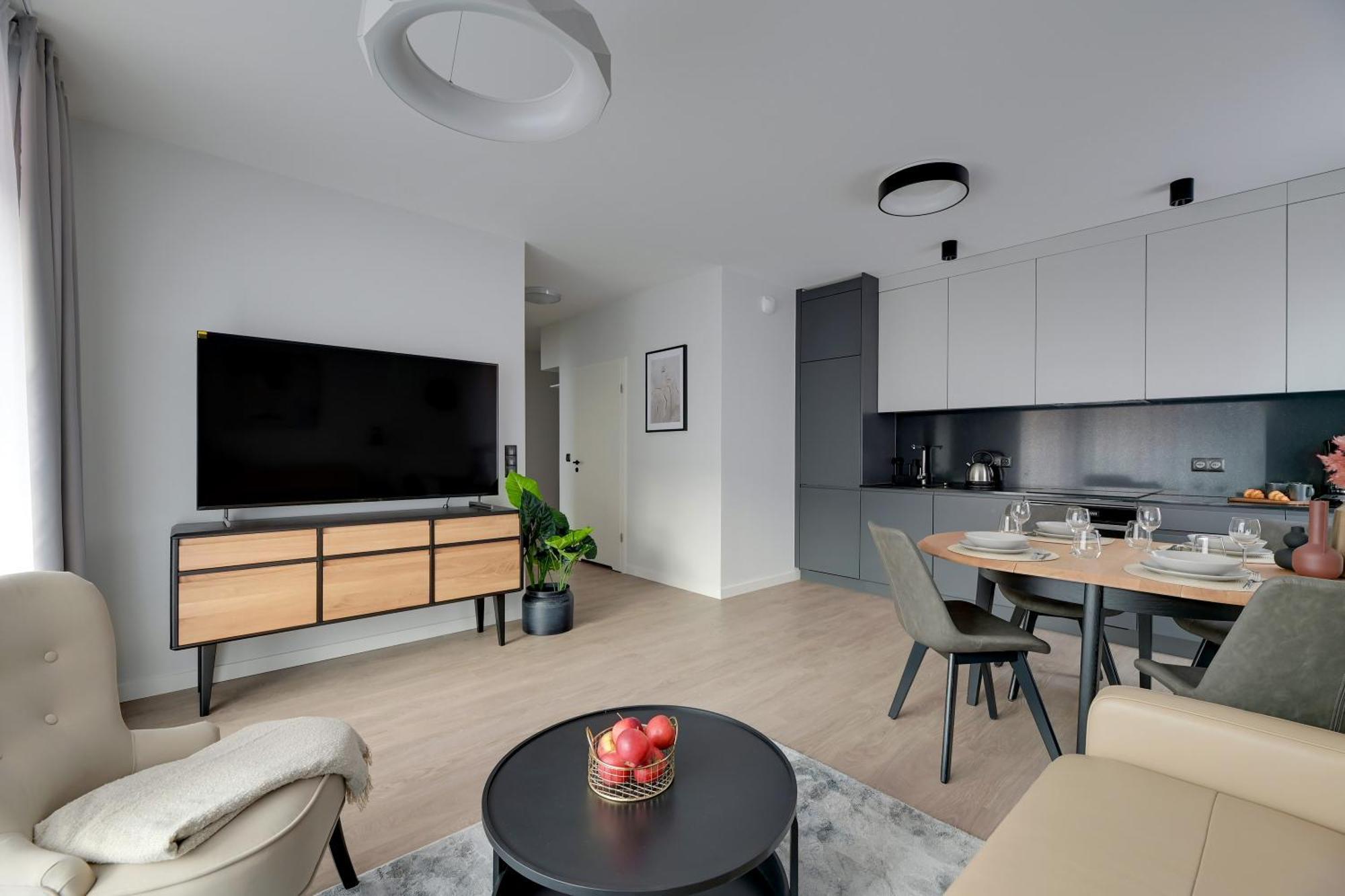 Scala 60H City Center Premium Apartments With Parking By Lion Apartments Gdańsk Eksteriør billede